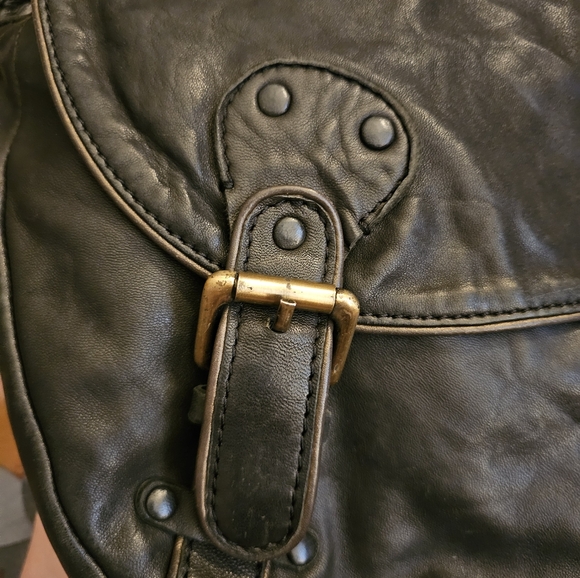 Old Gringo Black Leather Crossbody Messenger Bag - Picture 7 of 13